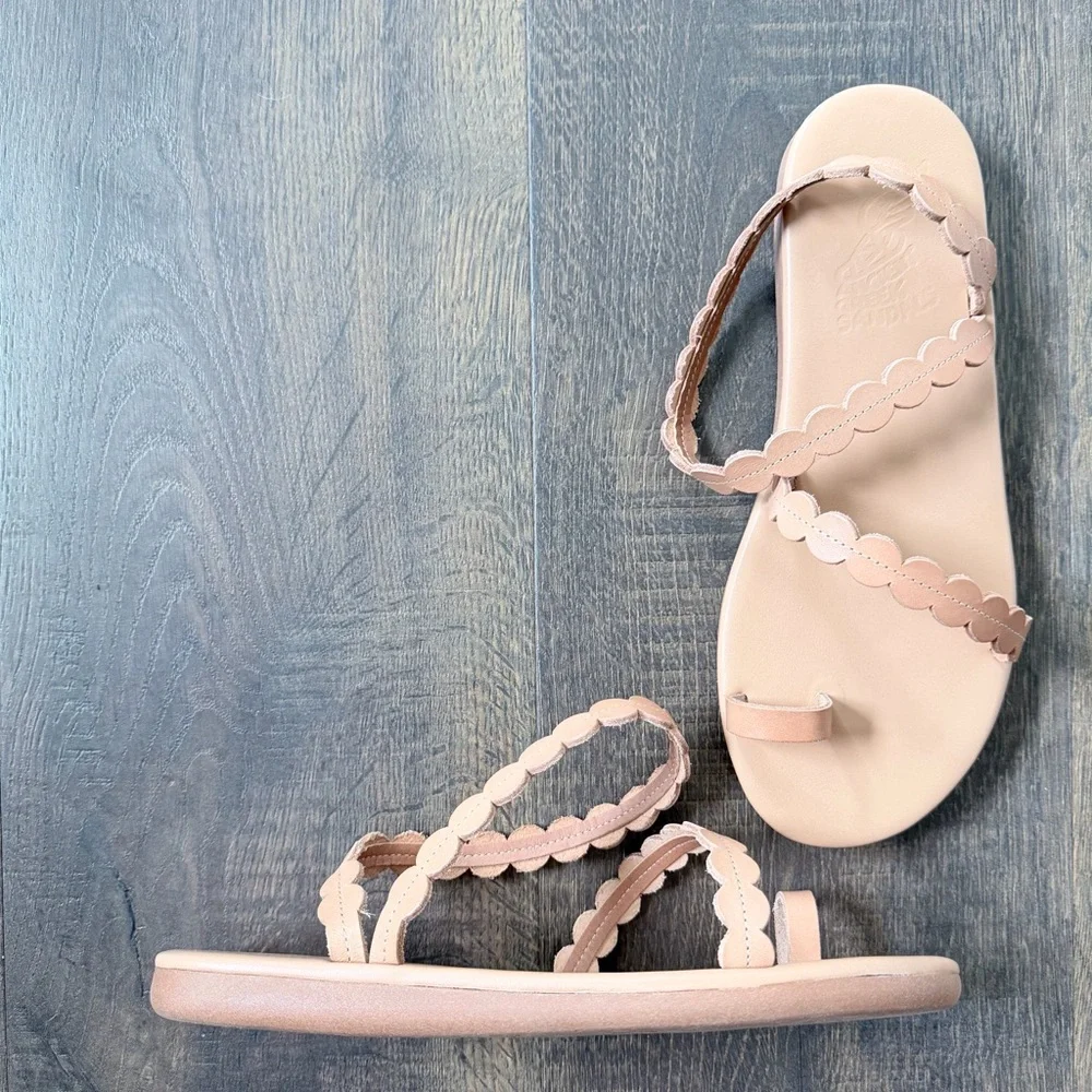 NIB Ancient Greek Sandals Aura Natural | Size: 39 - Picture 7 of 8